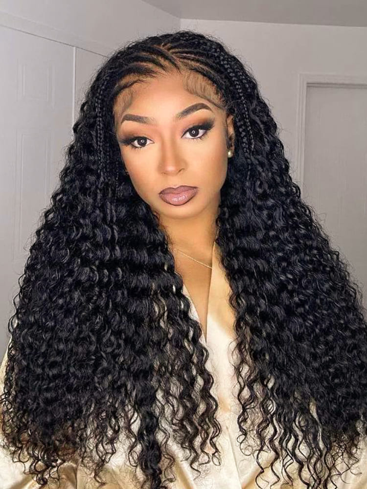 Front Wigs Last Lace Wigs Damage Hairline 26inch HD Transparent